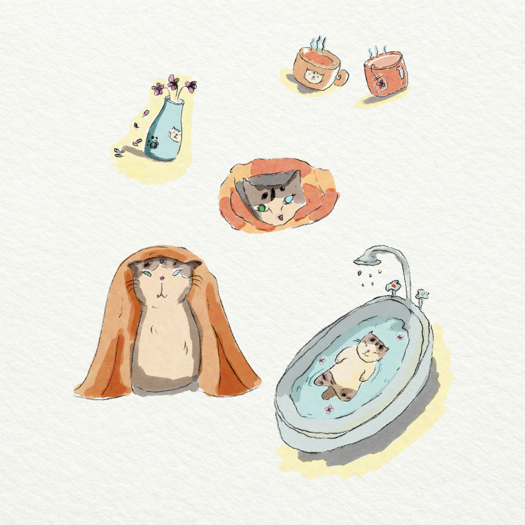 Blossom in liminal spaces: Sticker Sheet