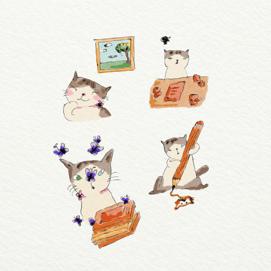 Blossom wants to play: Sticker Sheet